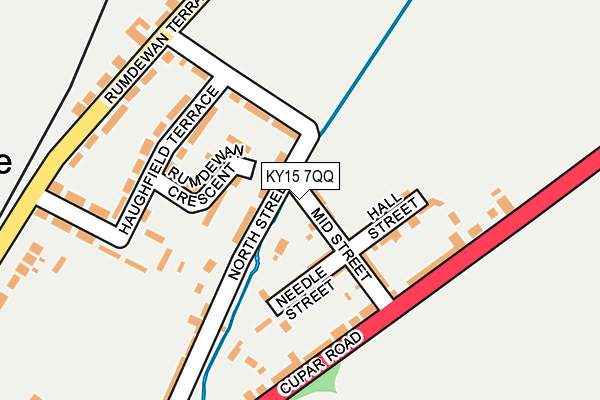 KY15 7QQ map - OS OpenMap – Local (Ordnance Survey)