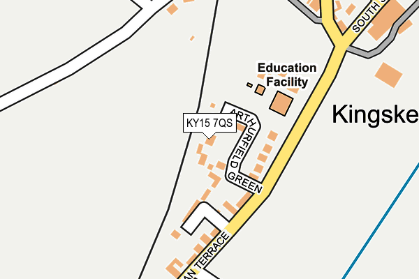 KY15 7QS map - OS OpenMap – Local (Ordnance Survey)