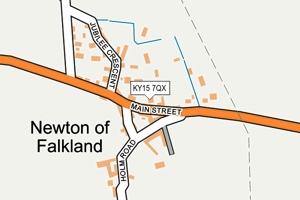 KY15 7QX map - OS OpenMap – Local (Ordnance Survey)