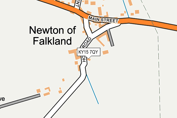 KY15 7QY map - OS OpenMap – Local (Ordnance Survey)