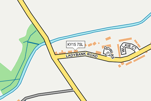 KY15 7SL map - OS OpenMap – Local (Ordnance Survey)