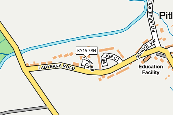 KY15 7SN map - OS OpenMap – Local (Ordnance Survey)