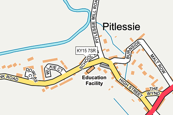 KY15 7SR map - OS OpenMap – Local (Ordnance Survey)