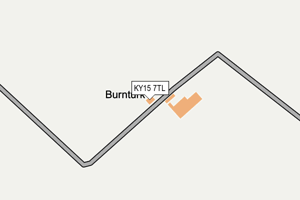 KY15 7TL map - OS OpenMap – Local (Ordnance Survey)