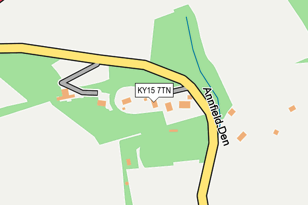 KY15 7TN map - OS OpenMap – Local (Ordnance Survey)