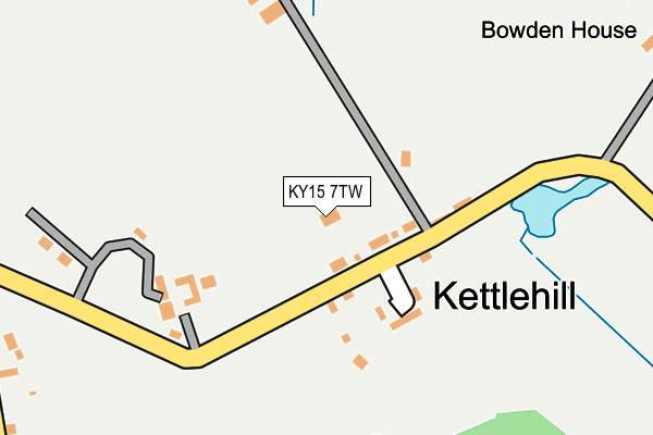 KY15 7TW map - OS OpenMap – Local (Ordnance Survey)