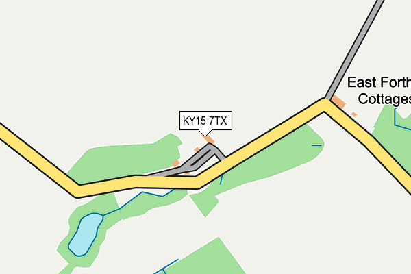 KY15 7TX map - OS OpenMap – Local (Ordnance Survey)