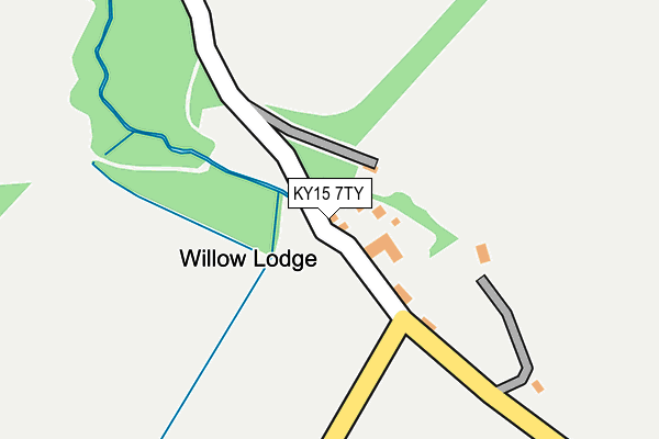 KY15 7TY map - OS OpenMap – Local (Ordnance Survey)