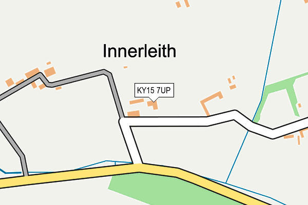 KY15 7UP map - OS OpenMap – Local (Ordnance Survey)