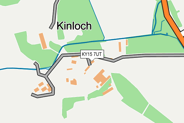 KY15 7UT map - OS OpenMap – Local (Ordnance Survey)