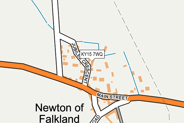 KY15 7WQ map - OS OpenMap – Local (Ordnance Survey)