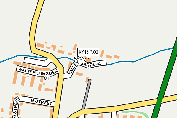 KY15 7XQ map - OS OpenMap – Local (Ordnance Survey)