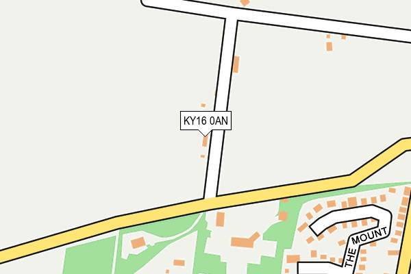 KY16 0AN map - OS OpenMap – Local (Ordnance Survey)
