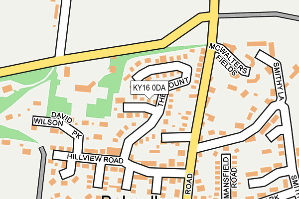 KY16 0DA map - OS OpenMap – Local (Ordnance Survey)