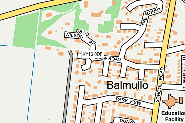 Map of KH TRADING OF BALMULLO LTD at local scale