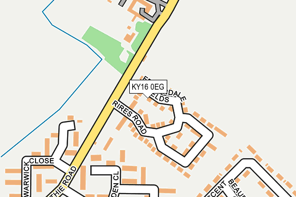 KY16 0EG map - OS OpenMap – Local (Ordnance Survey)
