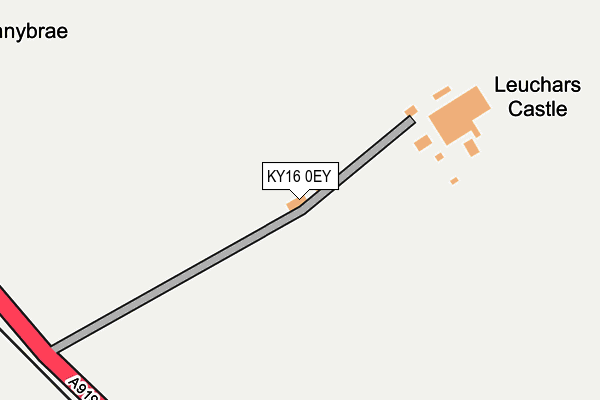KY16 0EY map - OS OpenMap – Local (Ordnance Survey)