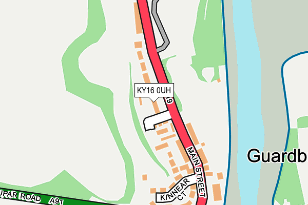KY16 0UH map - OS OpenMap – Local (Ordnance Survey)