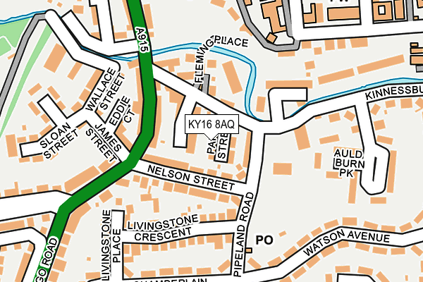 KY16 8AQ map - OS OpenMap – Local (Ordnance Survey)