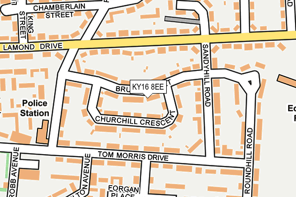 KY16 8EE map - OS OpenMap – Local (Ordnance Survey)