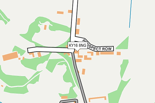 KY16 8NG map - OS OpenMap – Local (Ordnance Survey)