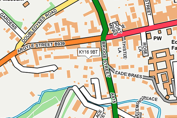 KY16 9BT map - OS OpenMap – Local (Ordnance Survey)