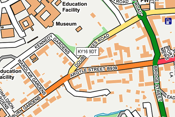 KY16 9DT map - OS OpenMap – Local (Ordnance Survey)