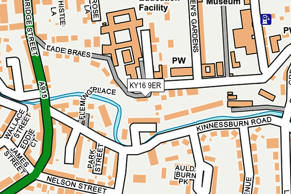 KY16 9ER map - OS OpenMap – Local (Ordnance Survey)