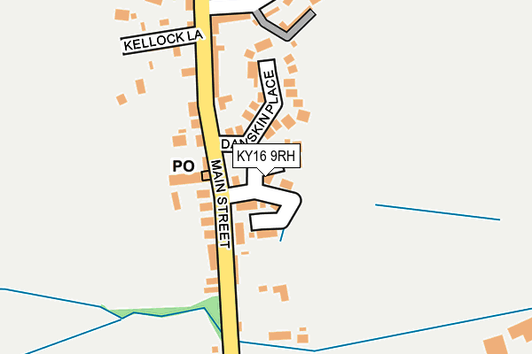 KY16 9RH map - OS OpenMap – Local (Ordnance Survey)