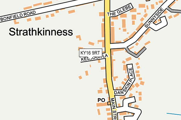KY16 9RT map - OS OpenMap – Local (Ordnance Survey)
