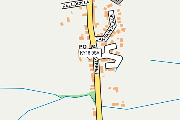 KY16 9SA map - OS OpenMap – Local (Ordnance Survey)
