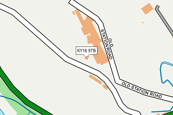 KY16 9TB map - OS OpenMap – Local (Ordnance Survey)