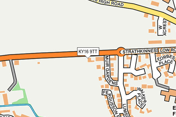 KY16 9TT map - OS OpenMap – Local (Ordnance Survey)