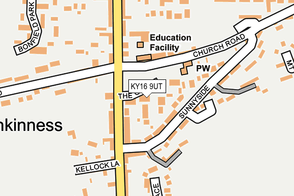 KY16 9UT map - OS OpenMap – Local (Ordnance Survey)