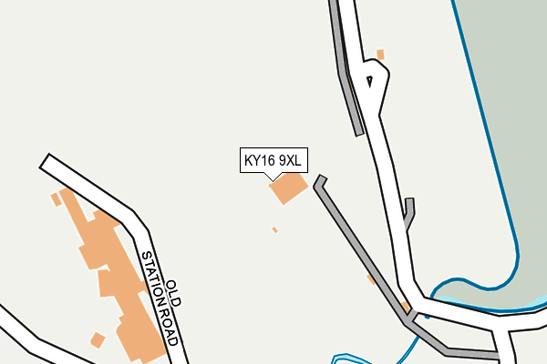 KY16 9XL map - OS OpenMap – Local (Ordnance Survey)