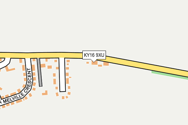 KY16 9XU map - OS OpenMap – Local (Ordnance Survey)