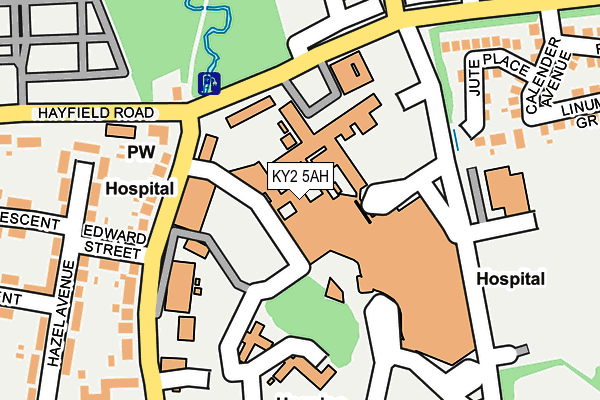 KY2 5AH map - OS OpenMap – Local (Ordnance Survey)