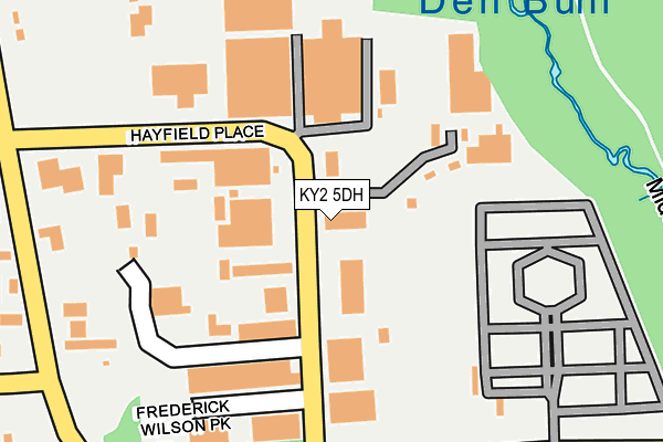 KY2 5DH map - OS OpenMap – Local (Ordnance Survey)