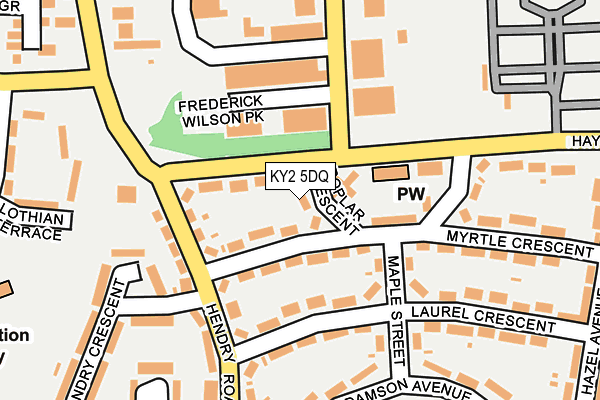 KY2 5DQ map - OS OpenMap – Local (Ordnance Survey)