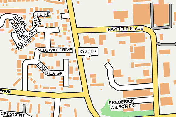KY2 5DS map - OS OpenMap – Local (Ordnance Survey)