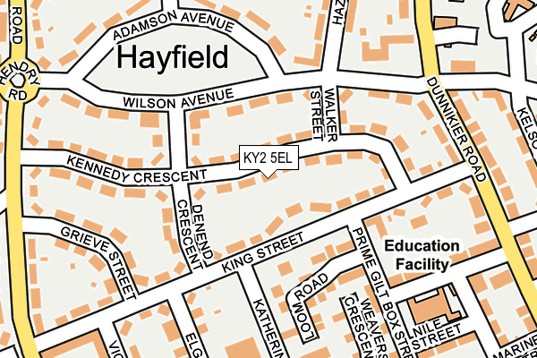 Map of PARKER KITCHENS (SCOTLAND) LTD. at local scale