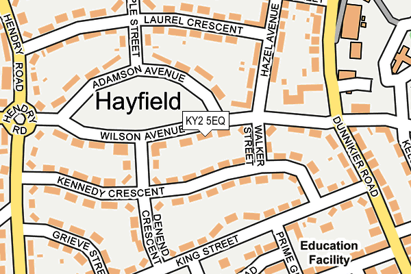 KY2 5EQ map - OS OpenMap – Local (Ordnance Survey)