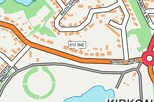 KY2 5NE map - OS OpenMap – Local (Ordnance Survey)