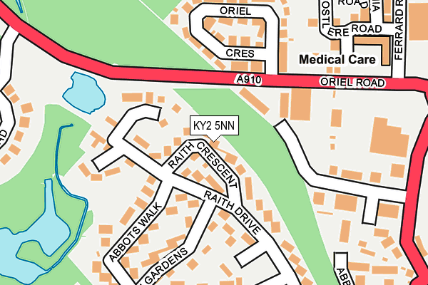 KY2 5NN map - OS OpenMap – Local (Ordnance Survey)