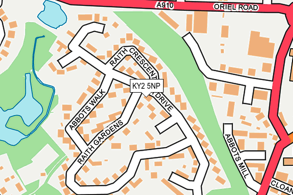 KY2 5NP map - OS OpenMap – Local (Ordnance Survey)