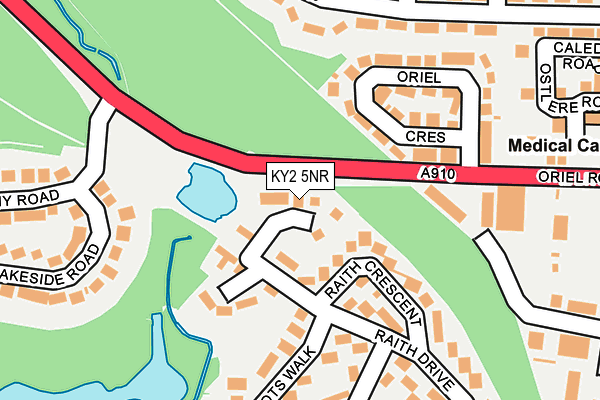 KY2 5NR map - OS OpenMap – Local (Ordnance Survey)