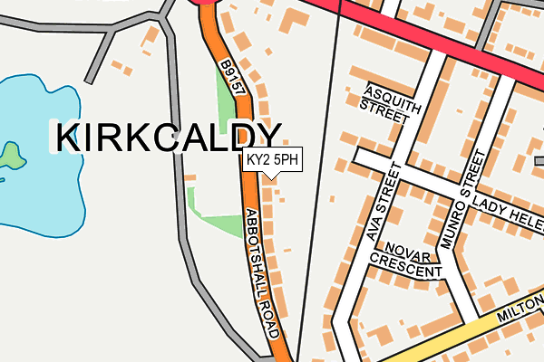 KY2 5PH map - OS OpenMap – Local (Ordnance Survey)