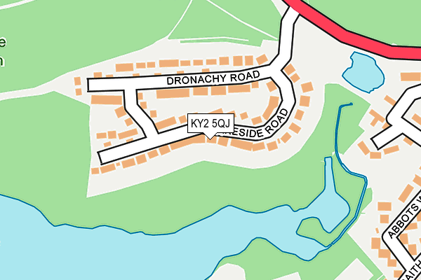 KY2 5QJ map - OS OpenMap – Local (Ordnance Survey)