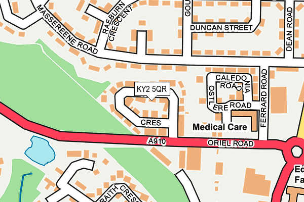 KY2 5QR map - OS OpenMap – Local (Ordnance Survey)