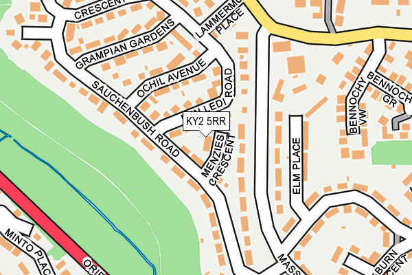 KY2 5RR map - OS OpenMap – Local (Ordnance Survey)